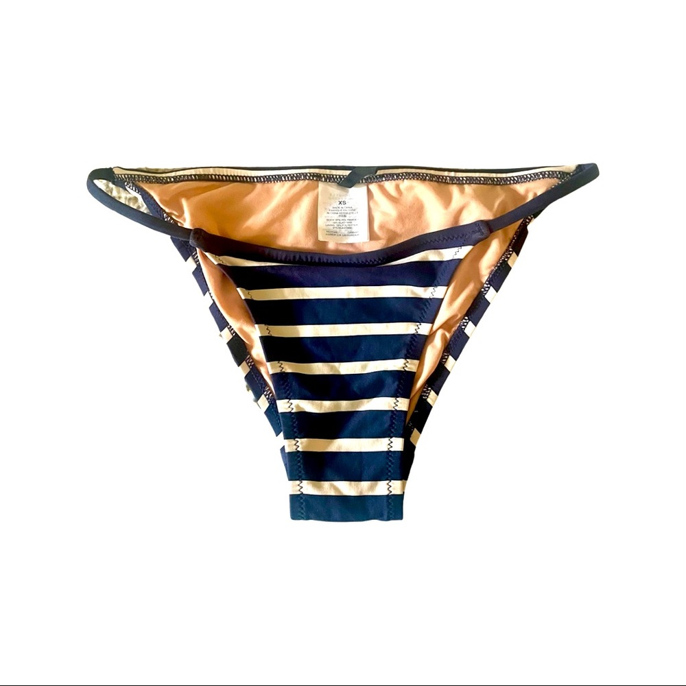 J.Crew Bikini Bottom - Navy & White - size XS